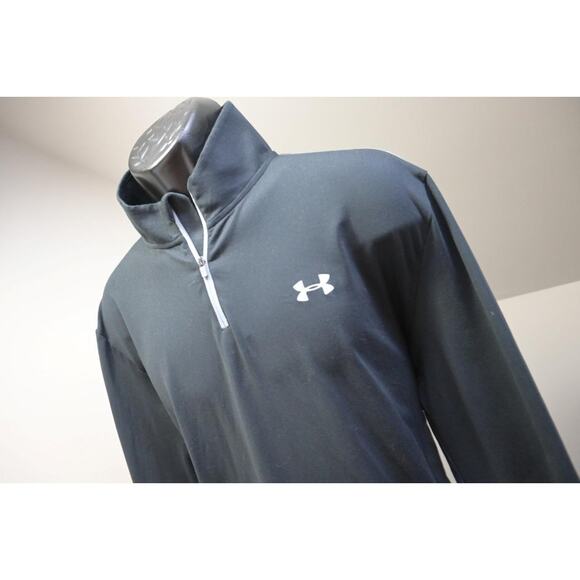 Under Armour Golf Jacket 1/4 Zip Loose ColdGear Infrared Athletic Mens Sz Large - Picture 1 of 11